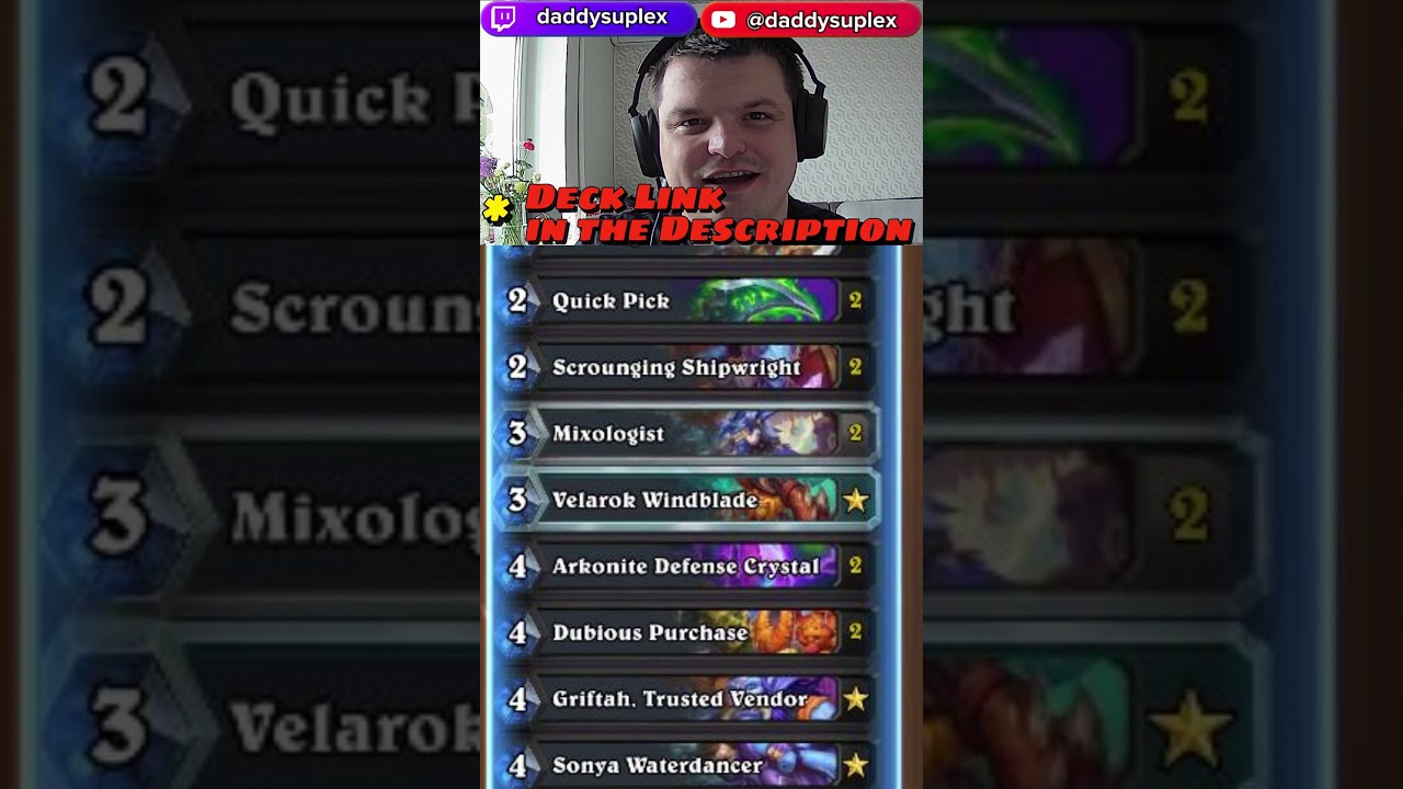 Starship Rogue Deck List - The Great Dark Beyond Hearthstone