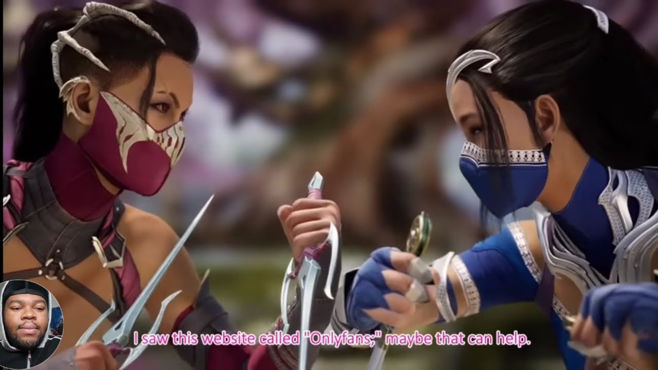 Kitana getting Onlyfans😳🤣!!! Mortal Kombat 1 Ai Intros part 8 by