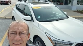 2019 Acura RDX AWD in White Diamond Pearl