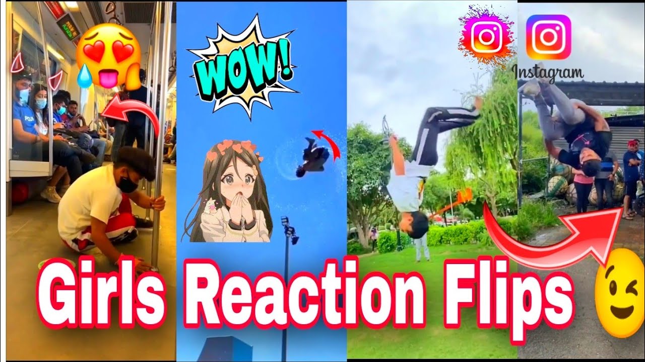 New Generation flips Girls reaction😯😯 YouTube