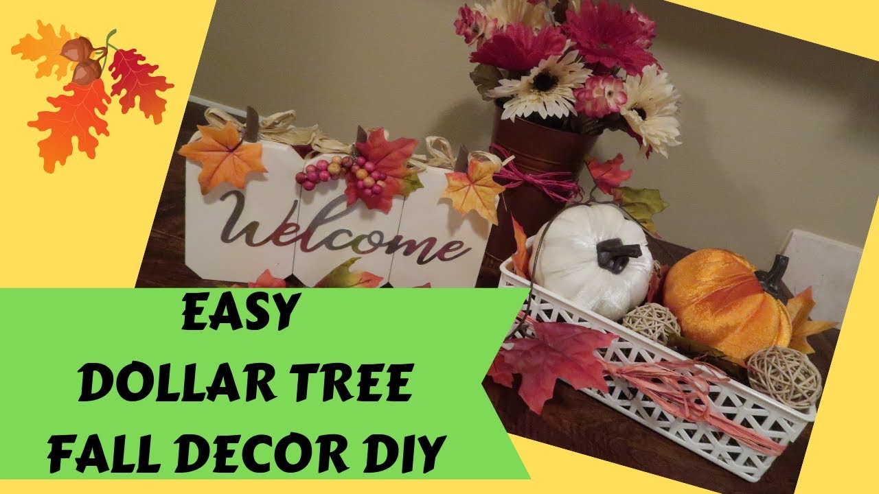 Easy Dollar Tree Fall Decor DIYs for Less than $5 Each | Dollar Tree ...