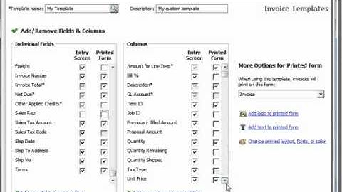 Sage 50 Tutorial Modifying Task Window Screen Templates Sage Training Lesson 14.12