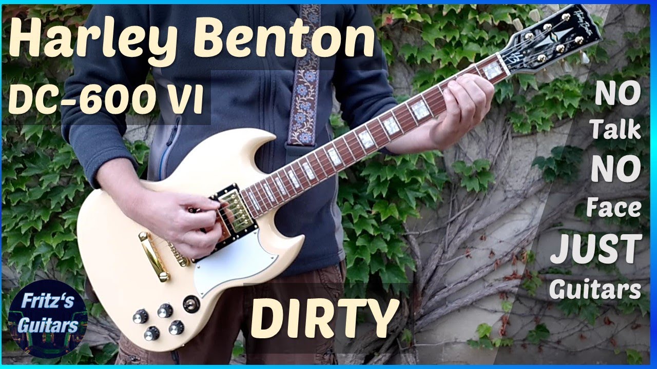 Harley Benton DC-600 VI - 2021 DIRTY Tones