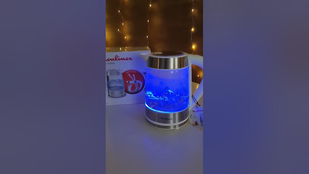 Чайник электрический moulinex glas kettle BY730132 - YouTube