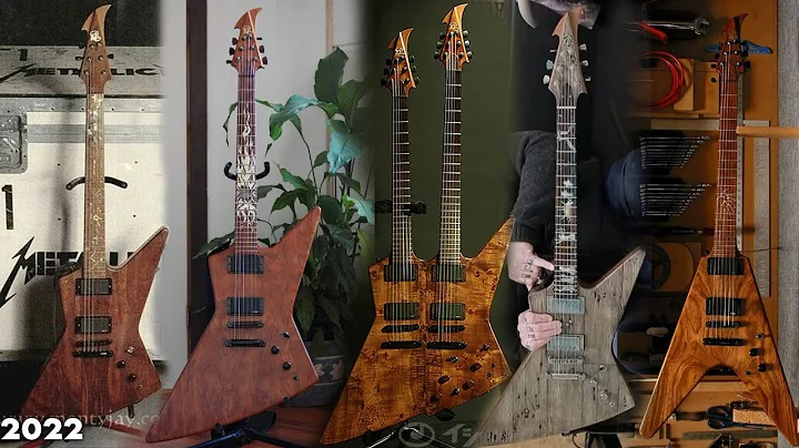 ALL James Hetfield's Ken Lawrence Guitars Collecti...