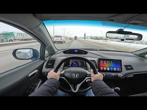 2008 Honda Civic FD1 1.8L i-VTEC 140HP R18A1 POV TEST DRIVE