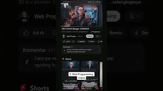 channel belajar coding #belajarcoding #belajarprogramming #ngoding #informatika #coding #programmer