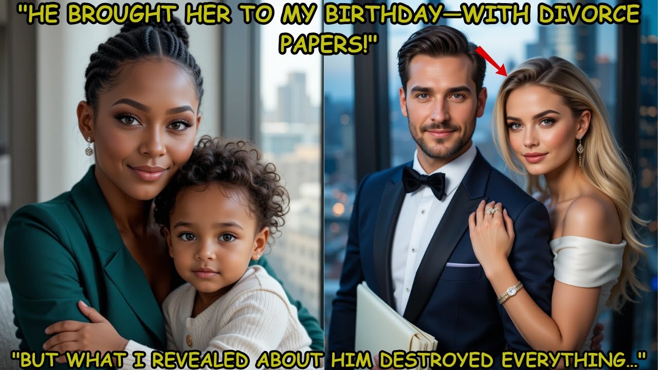 ON HER BIRTHDAY, HER CEO HUSBAND CAME WITH MISTRESS AND DIVORCE LETTER HER RESPONSE SHOCKED EVERYONE