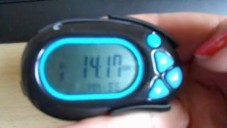 HOW TO SET UP AND USE A WEIGHT WATCHERS LCD PEDOMETER