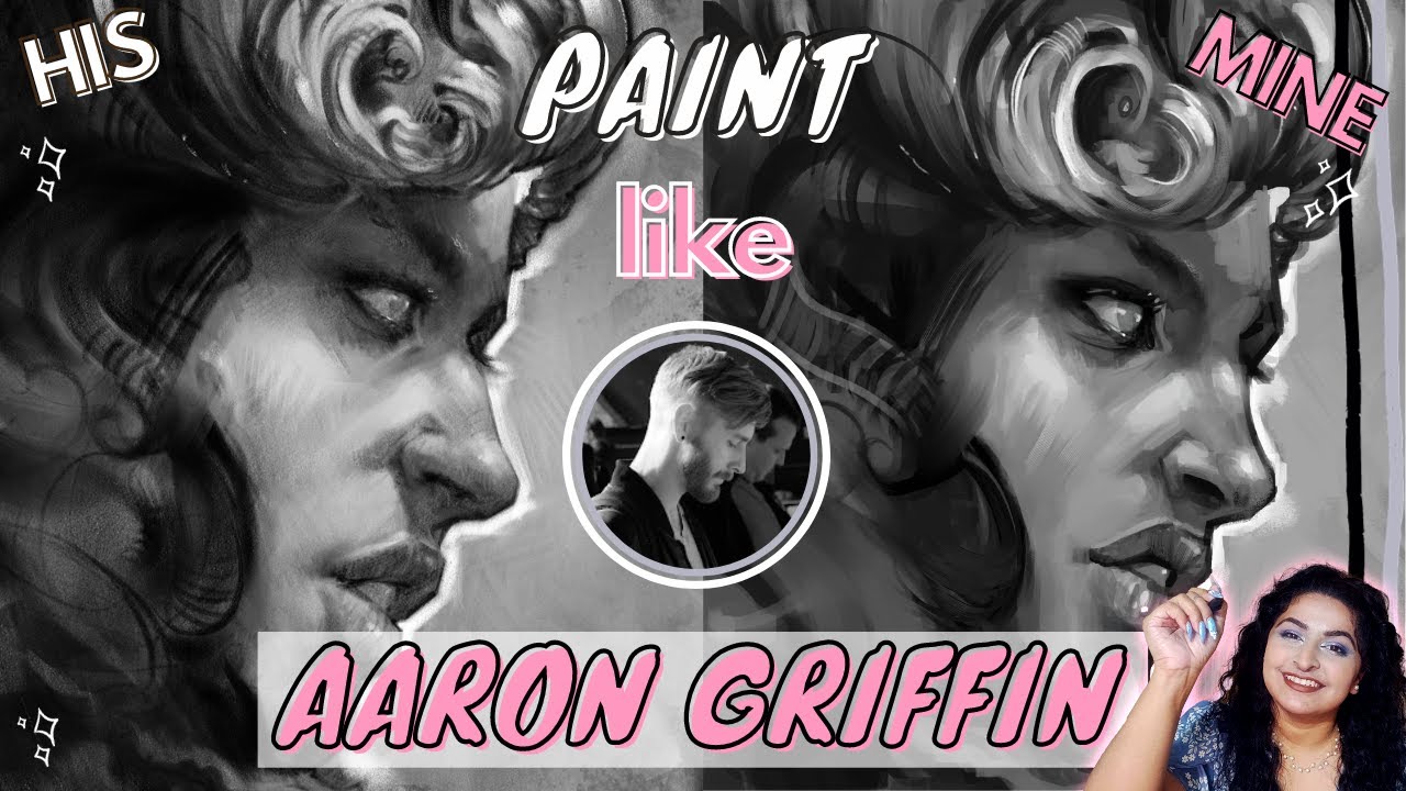 AARON GRIFFIN ART TUTORIAL AaronGriffin Style Study YouTube