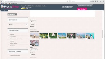 Prestashop form builder demo 1