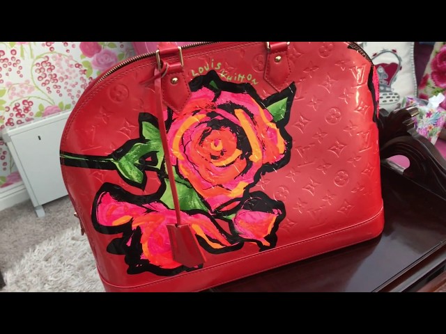 Louis Vuitton Stephen Sprouse Vernis Roses Alma MM