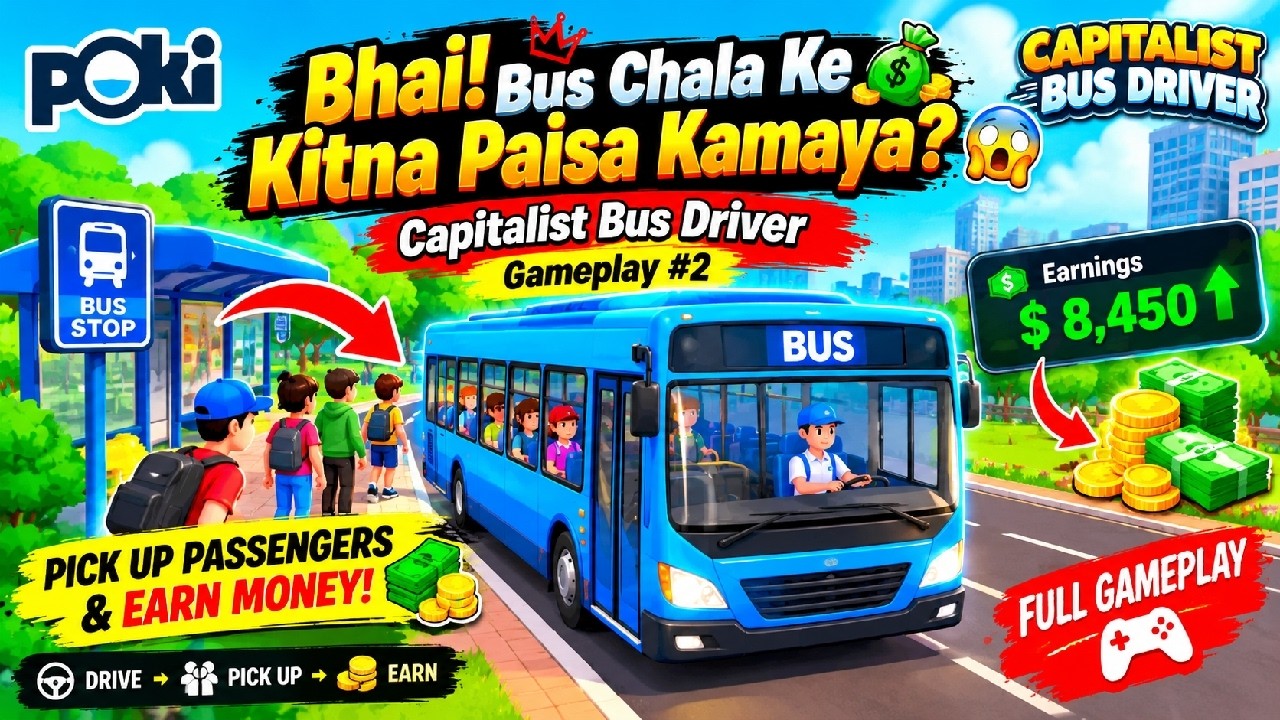😱 Bhai! Bus Chala Ke Kitna Paisa Kamaya? 💰🚍 | Capitalist Bus Driver ...