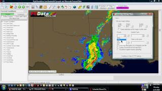 F5Data Weather Forecast Software Tutorial: Schedules screenshot 1