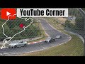 Close Calls &amp; Track Action from Nürburgring Youtube Corner&#39; Brunchen