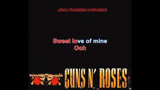 Video thumbnail of "Guns N' Roses - Sweet Child O' Mine [Karaoke]"