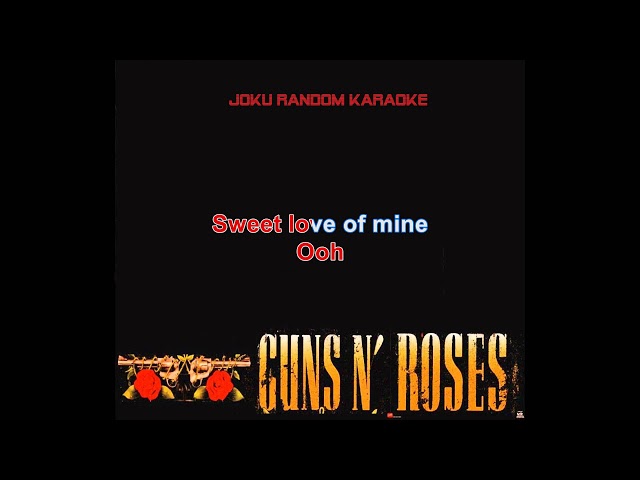 Guns N' Roses - Sweet Child O' Mine [Karaoke] class=