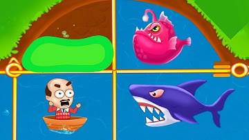 save the fish game /save fish /fishdom gameplay