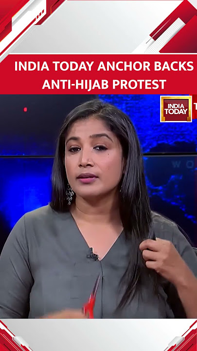 India Today Anchor Geeta Mohan Cuts Her Hair On Camera In Solidarity With Iranian Women | #shorts