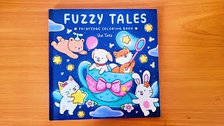 Vivi Tinta Fuzzy Tales Coloring Book Flip Through