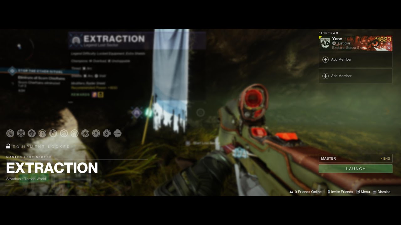 Destiny 2 - Extraction Lost Sector (Solo Flawless Master + Hunter Strand Build Season 22)