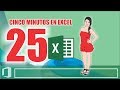 CINCO MINUTOS EN EXCEL: 25) FILTRAR EN UNA TABLA DE RANGO