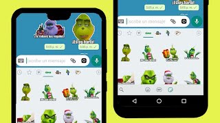 🎉 LOS  MEJORES STICKERS DEL GRINCH PARA WHATSAPP 🎉