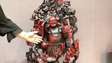 Top những tượng Phật Di lặc gỗ trắc Cửu phúc đẹp nhất năm 2022