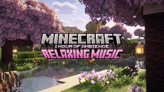 minecraft cherry blossom grove 🌸 melodies for serene sleep, study & relaxation