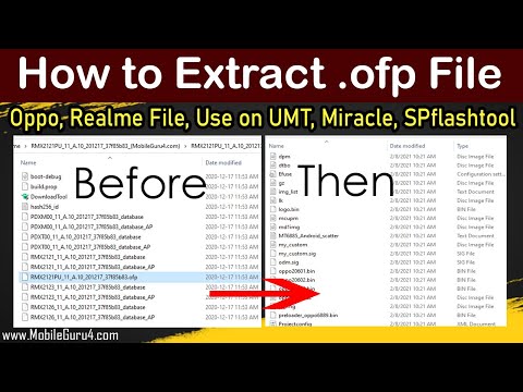 How to Extract OFP File | Oppo, Realme Firmware Extract | Use On MIracle, UMT, SP Flashtool