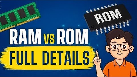 RAM vs ROM | Difference Between RAM  & ROM in computer fundamentals | ComputerGyan Academy 