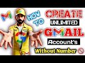 how to create Gmail account without phone number