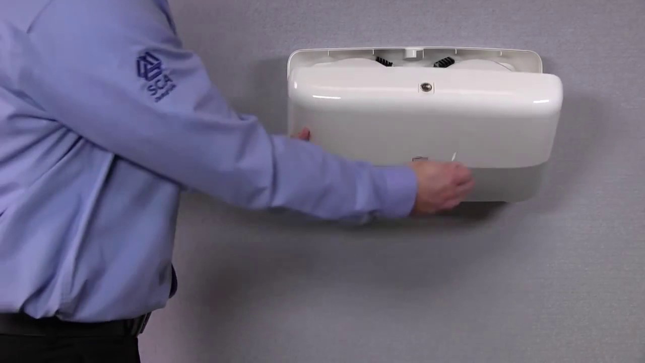 Tork T2 Mini Twin Bath Tissue Dispenser Load and Refill Video YouTube