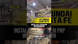 HYUNDAI SANTA FE INSTALL FULL SYSTEM PNP WITH RESONATOR FCK EXHAUST ✅