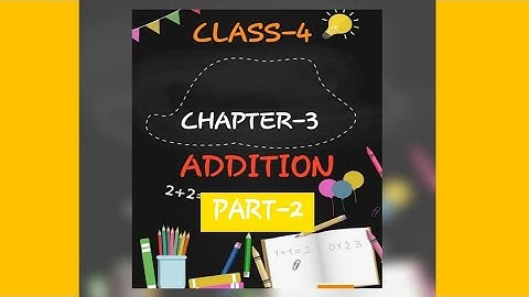 Class 4th | Mathematics | CH-3 ||ADDITION ||  Exercise-3.1