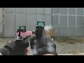 Pink & Black AKIMBO Custom Pistols Firing #Airsoft