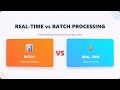 المعالجة الآنية مقابل المعالجة الدفعية دليل للمبتدئين 