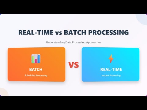 Real-time vs Batch Processing: A Beginner's Guide