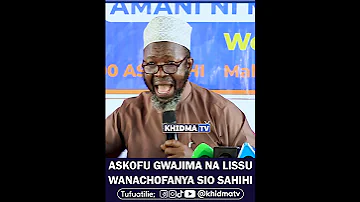 ASKOFU GWAJIMA NA TUNDU LISSU WANACHOFANYA SIO SAHIHI LISSU ALIKUA MKIMBIZI MAMA NDIO AMEKURUDISHA 