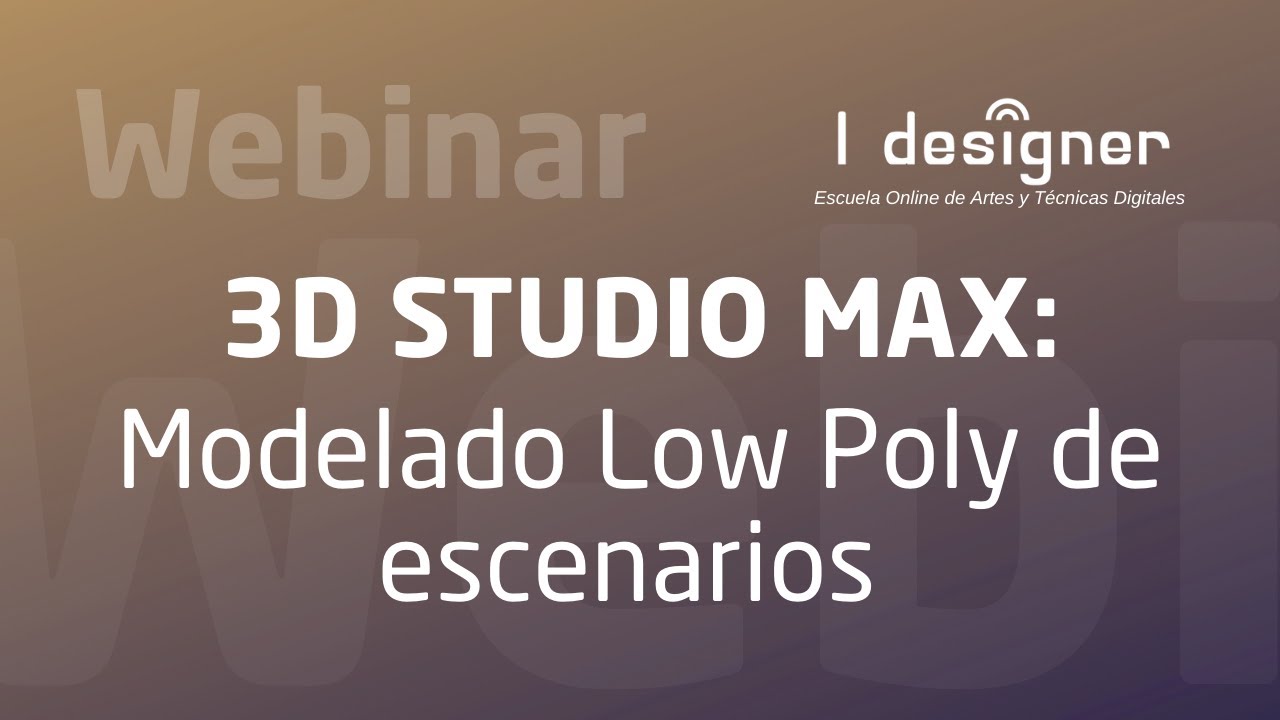 3D Studio Max | Modelado Low Poly de Escenarios - YouTube