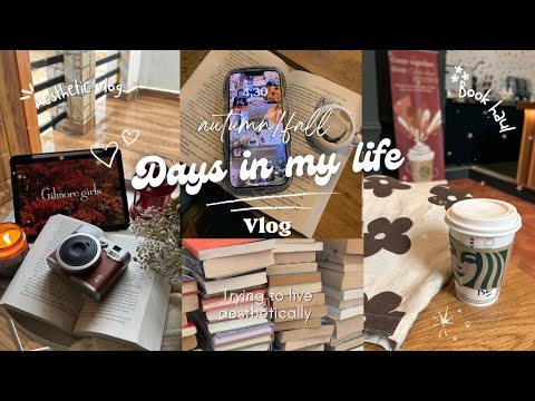Trying to romanticise fall/autumn in India🍂Aesthetic vlog|| Days in my life🫧🫖