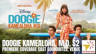 Doogie Kamealoha, M.D. S2 premiere carpet Peyton Elizabeth Lee, Milo Manheim, Alex Aiono #DisneyPlus