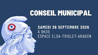 Conseil Municipal Du 26 Septembre 2026