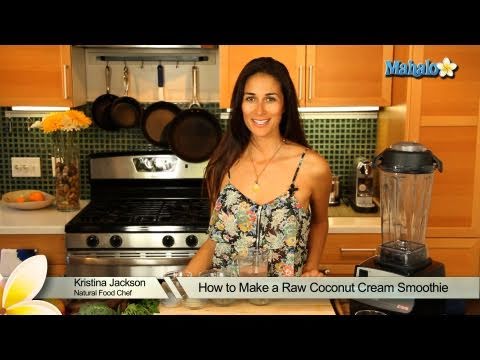 how-to-make-a-raw-coconut-cream-smoothie
