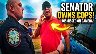 Cops Owned and Dismissed By Senator! Cops Trespass On Private Property And Violate Rights
