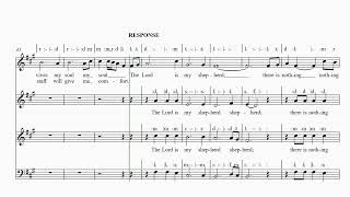 Resp Psalm 23  The Lord is my Shepherd; there is nothing I shall want 2