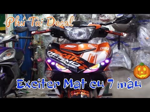 Video [EXCITER MẮT CÚ 7 MÀU] Độ Exciter trọn gói giá sốc chỉ... - youtube