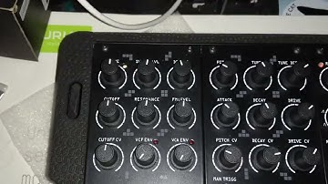 MOOG - Subharmonicon, XOR Electronics - NERDSEQ, Erica Synths, VENELEA -Stamodule  Eourorack 3 TEST