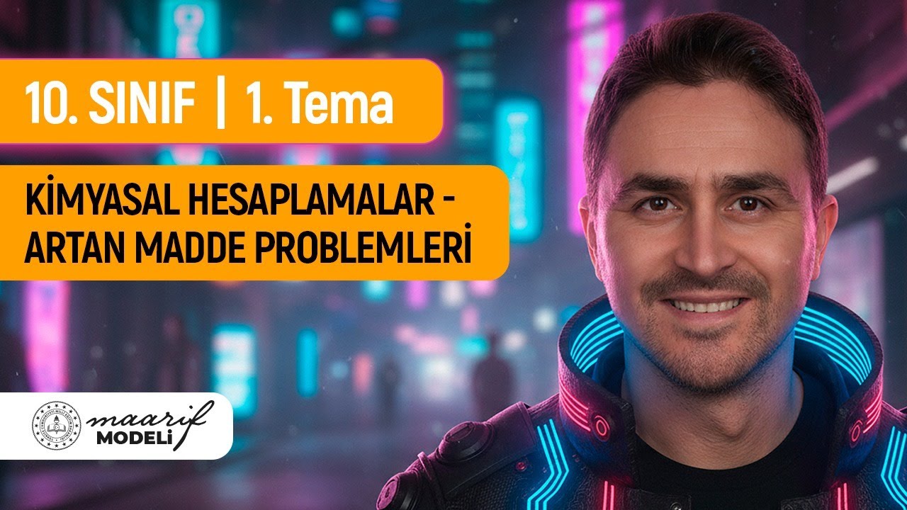 ARTAN MADDE PROBLEMLERİ I KİMYASAL HESAPLAMALAR - 2 I SİTOKİYOMETRİ I 10. SINIF