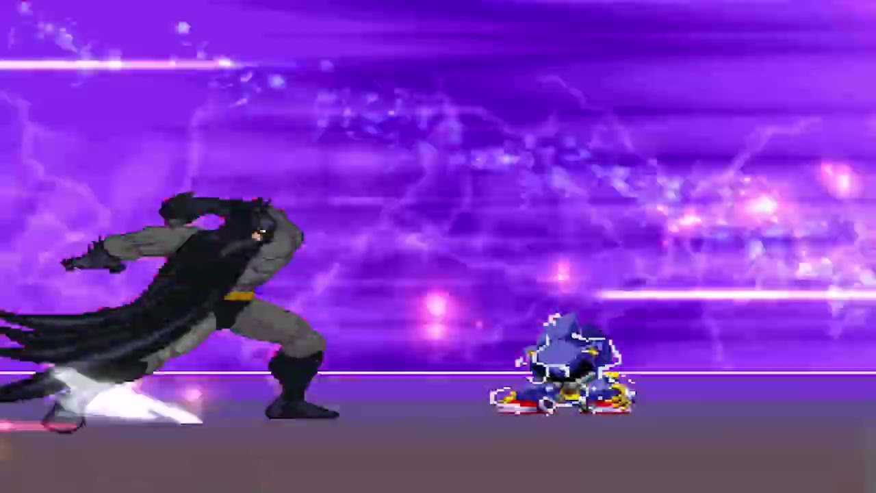 NICK54222 MUGEN: Batman VS Metal Sonic